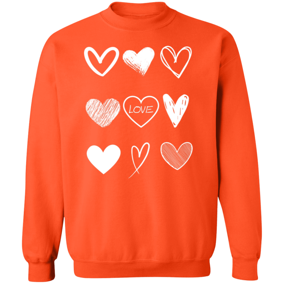 Valentines Hearts Sweatshirt