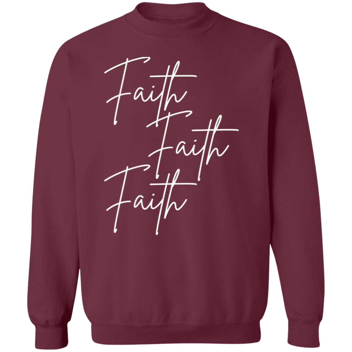 Triple Faith Pullover Sweatshirt