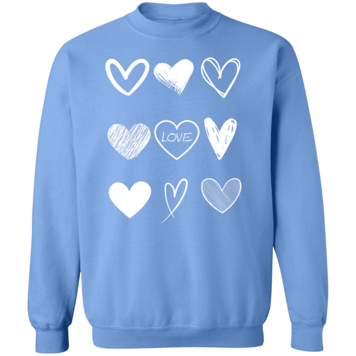 Valentines Hearts Sweatshirt