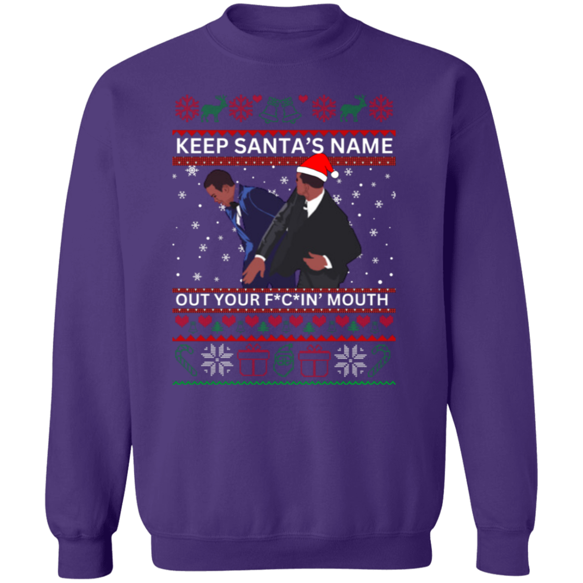 Keep Santa's Name Pullover Sweatshirt