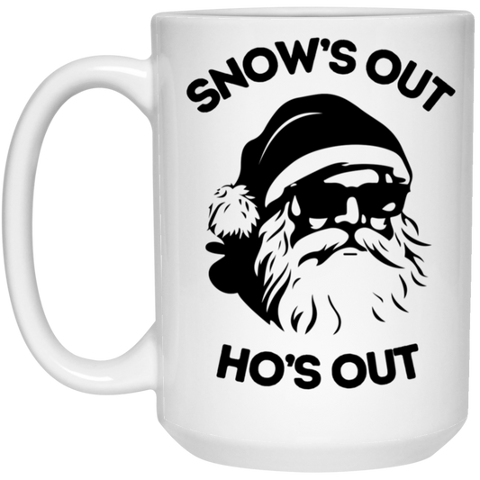 Ho's Out 15oz White Mug