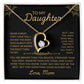 To My Daughter | Protective Mom | Forever Love Necklace